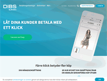 Tablet Screenshot of dibs.se